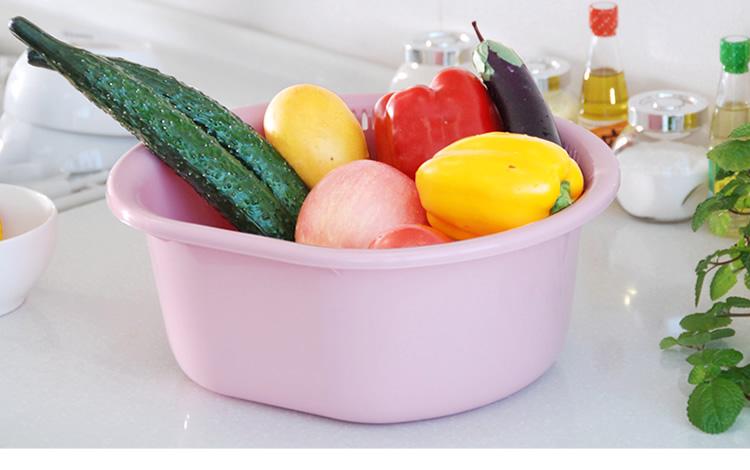 爱丽思iris 洗水果蔬菜厨房抗菌防霉 洗菜水果沥水篮盆 ka-36ag
